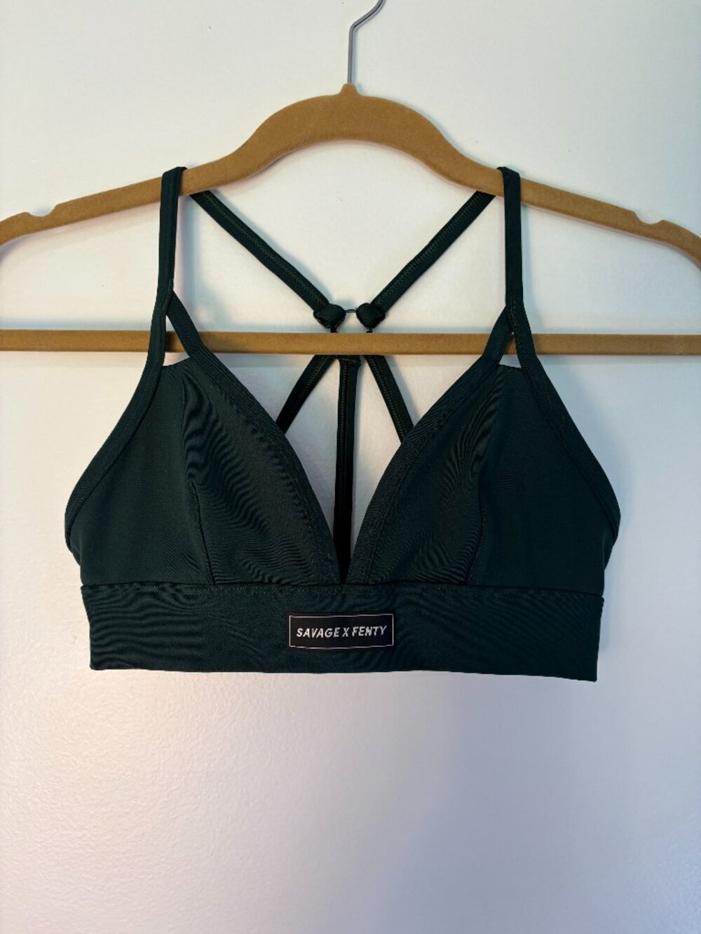 Savage X Fenty Emeral Green Low-Impact Sports Bra